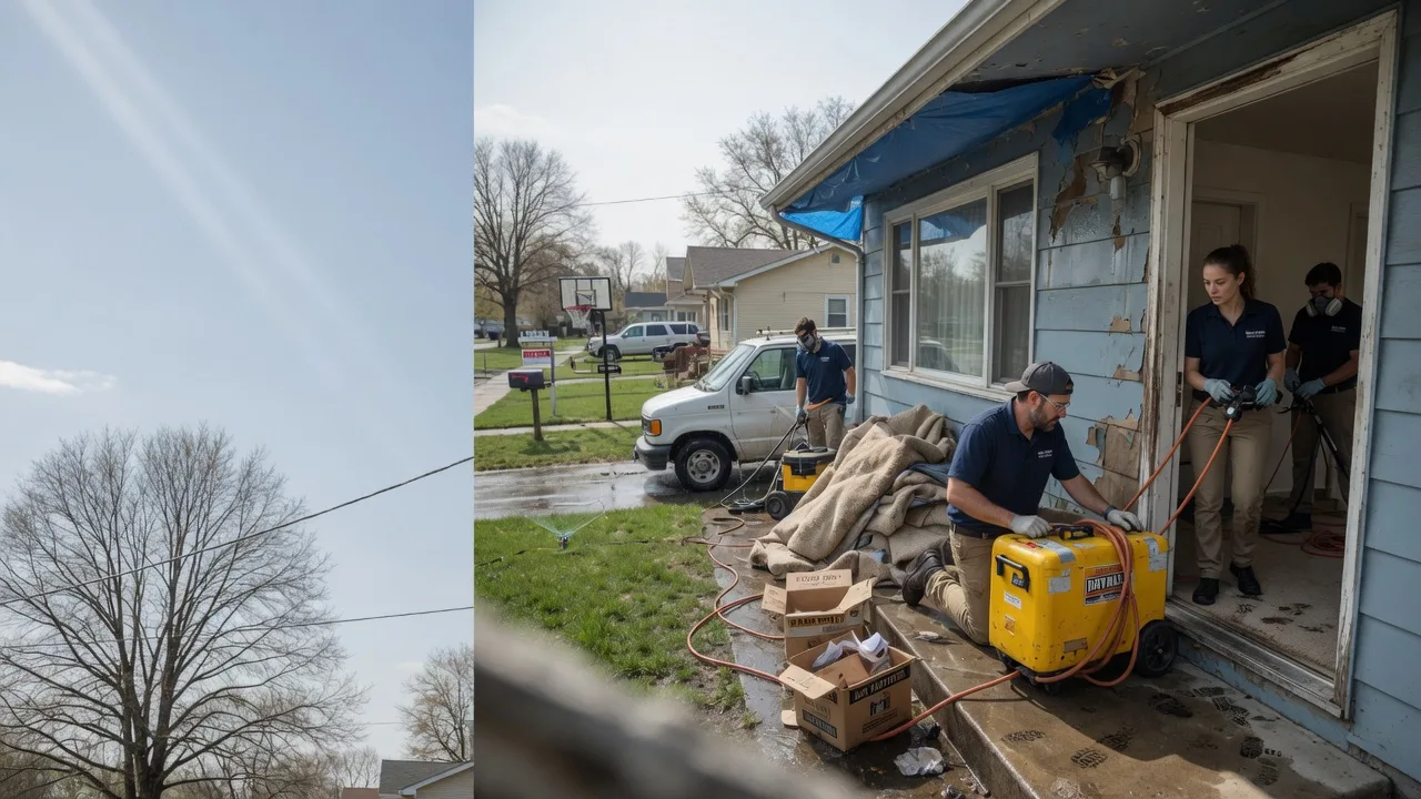 Basement Flood Cleanup in Mills, WY near me